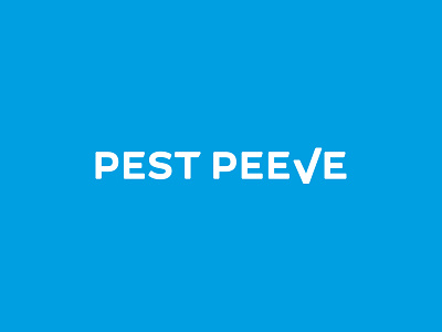 Brandmark for Pest Peeve branding design identity inspiration lettermark logo logotype minimal typography vector