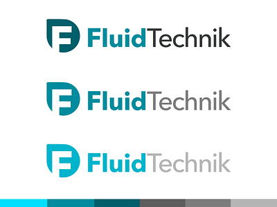 FluidTechnik blue concept fluidtechnik logo