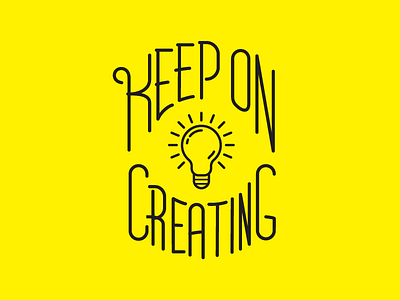 Keep Creating Hand Lettering