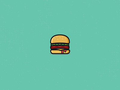 Happy Burger Day beef burger cheeseburger fun food illustration lettuce meat roberta hall