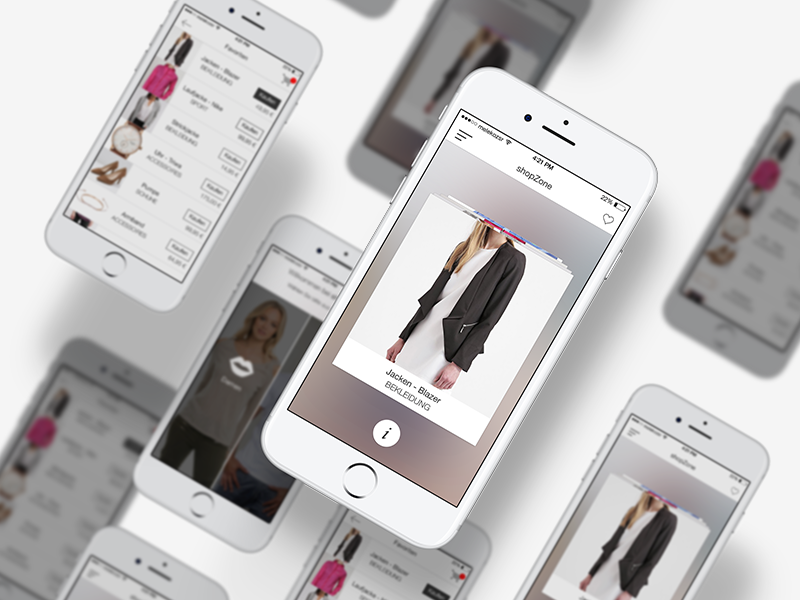 shopZone - Fashion app by Melek Özsari on Dribbble
