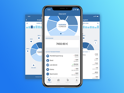 Finance App bank banking budget finance financial iphone x money payments ui ux wallet