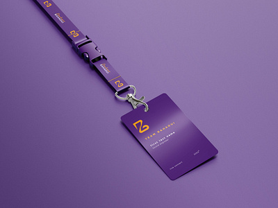 artist concert ID badge design - zb logo