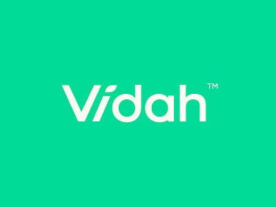 Vidah Logo Concept abstract icon logo vegan