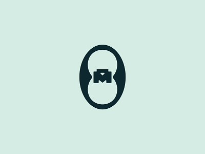 Drew Morris badge brand identity branding circle key keyhole letter logo logo design m oval seal stamp