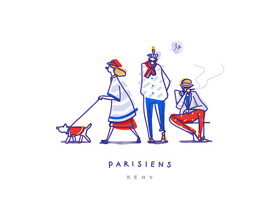 Parisiens color doodle doodleart drawing fashion linedrawing paris parisiens people sketch ui uidesign visual
