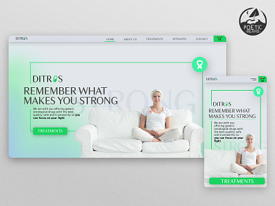 Ditros website branding figma ui ux web