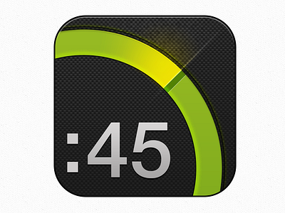 Extimer App Icon Rebound app exercise icon iphone timer