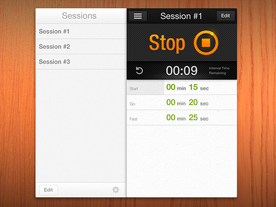 Extimer v4 app exercise iphone menu session timer