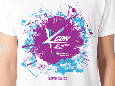 KCON 2015 Official T-Shirt kcon tshirt design
