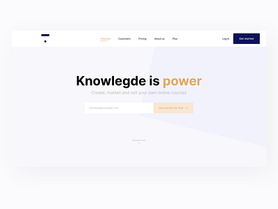 Thinkific landing page concept