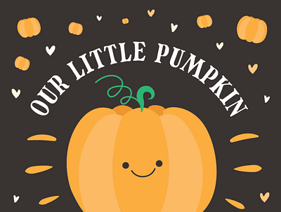 Baby's Halloween Birthday Invitation design graphic design ill illustration typography vector