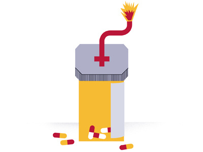 Harmful effects of antibiotics editorial graphic illustration medical