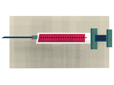 Syringe graphic illustration syringe