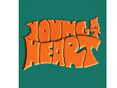 Young at Heart design frank sinatra handlettering lettering procreate typography