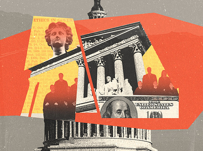 Congress, Don’t Lose the Plot on Judicial Ethics art artist collage design digital collage illustration