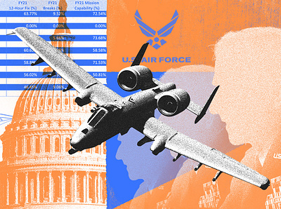 Air Force Leaders Defy Congress’s A-10 Mandates art artist collage design digital collage illustration