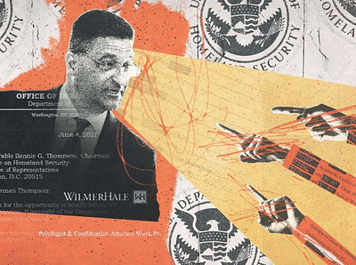 DHS’s Embattled Watchdog Faces Newly Disclosed Probe art artist collage design digital collage illustration