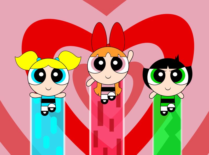 Powerpuff girls illustration by Moh. Khalifa on Dribbble