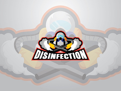 Disinfection Logo Design made for a local company. branding design esport esports mascot esportslogo gamelogo icon illustration logo pandemic