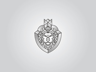 Lion Shield logo icon