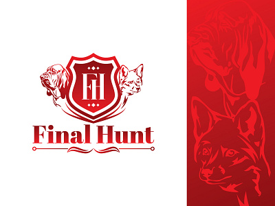 Final Hunt Logo Design brand brand design branding design heraldic heraldry heraldy icon illustration logo