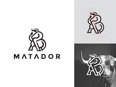 Matador Minimalist Logo Design brand brand design branding design icon illustration logo luxury minimal minimalist minimalist logo minma