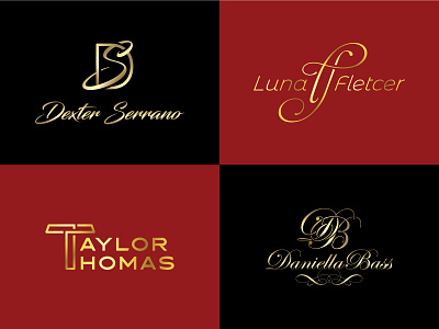 Monogram Logo Collection 02 brand brand design branding design icon lettermark logo luxury monogram monogram logo typography vector