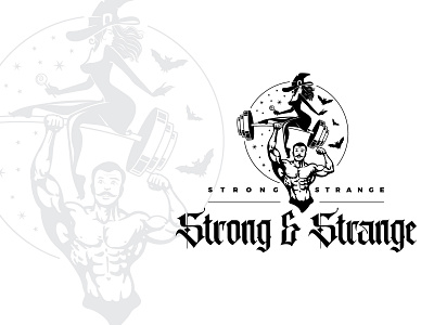 Strong & Strange Logo Design. brand brand design branding design graphic design icon illustration logo typography vector vintage vintage logo