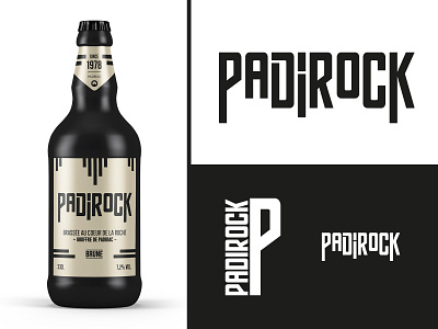 Padirock branding icon illustrator logo minimal typography vector