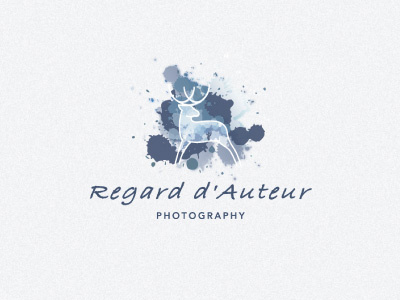 Regard d' Auteur abstract branding elegant logo photography