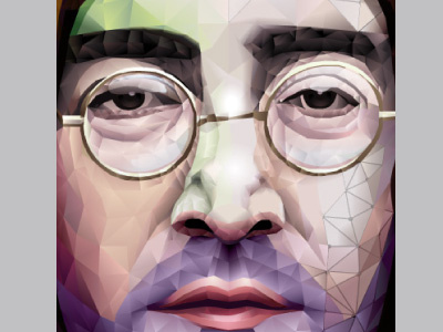 Close Up John Face design idolproject illustration johnlennon