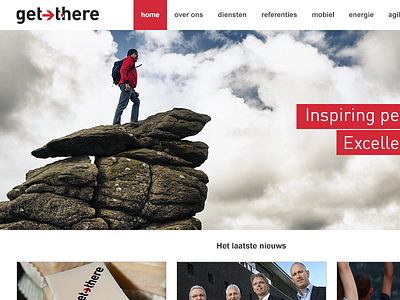 Get There homepage redesign