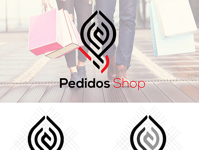 Pedidos shop branding design illustration logo logo design logotype ui ui design vector