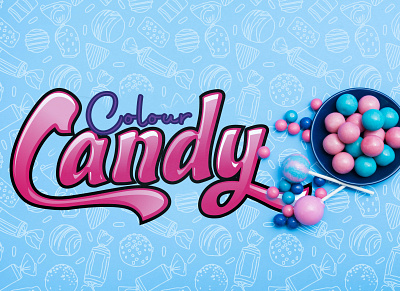 Candy colour logo design branding design illustration logo logo design logotype