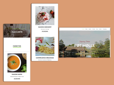 Poet Moelle - Restaurant Website food photoshop restaurant ui ui ux ux web website