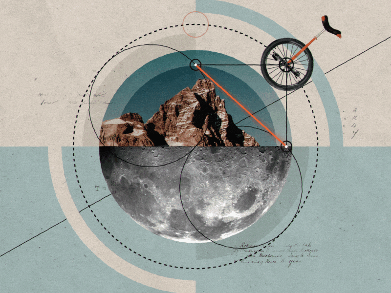 Circular Motion Unicycle after effects animation bike circle circular cosine expressions gif loop math motion motion graphics preset sine spiral vintage