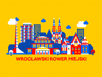 Nextbike Wroclaw Phone animation bike city flat gif loop phone wroclaw