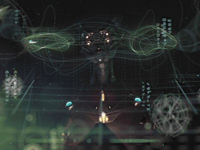 SH'GAAL - Spaceship HUD after effects alien animation cyberpunk gif hud loop motion otlowski ship spaceship ui uidesign