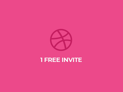 Dribbble Free Invite dribbble invitation dribbble invite free invite pink