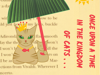 cat kingdom design illustration web