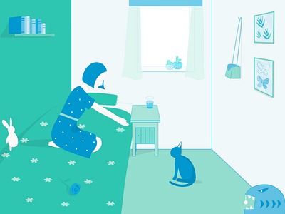 room catdrawing catillustration design drawing graphics illustration illustratorart vector web webdesign