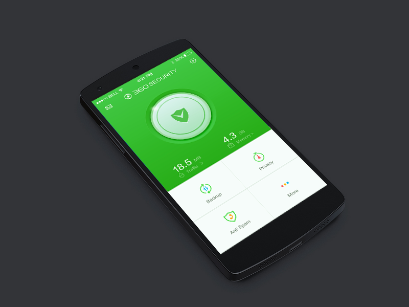 360 SECURITY by zhuweiqiang on Dribbble