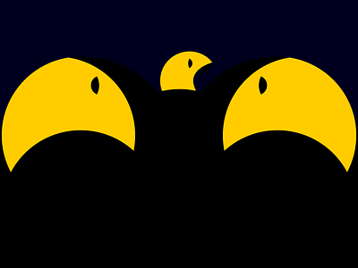 The toucan and his friend flatdesign illustration simple