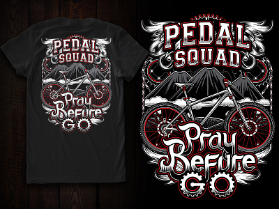 Pedal Squad T-shirt Design