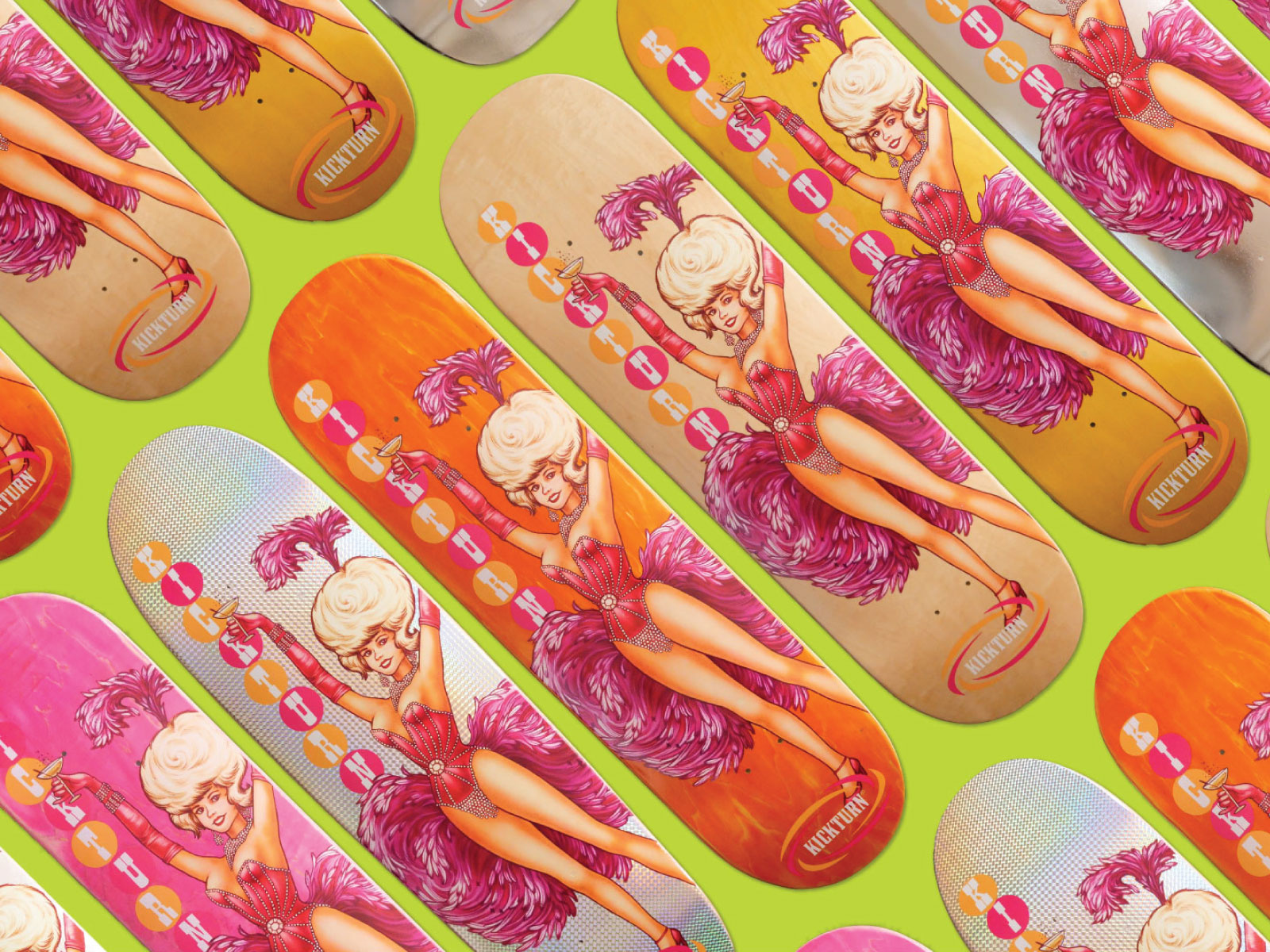 Kickturn Skateboard Decks by Stan Can Design on Dribbble