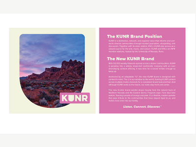 KUNR Brand Position branding design graphic design logo media nevada photography radio