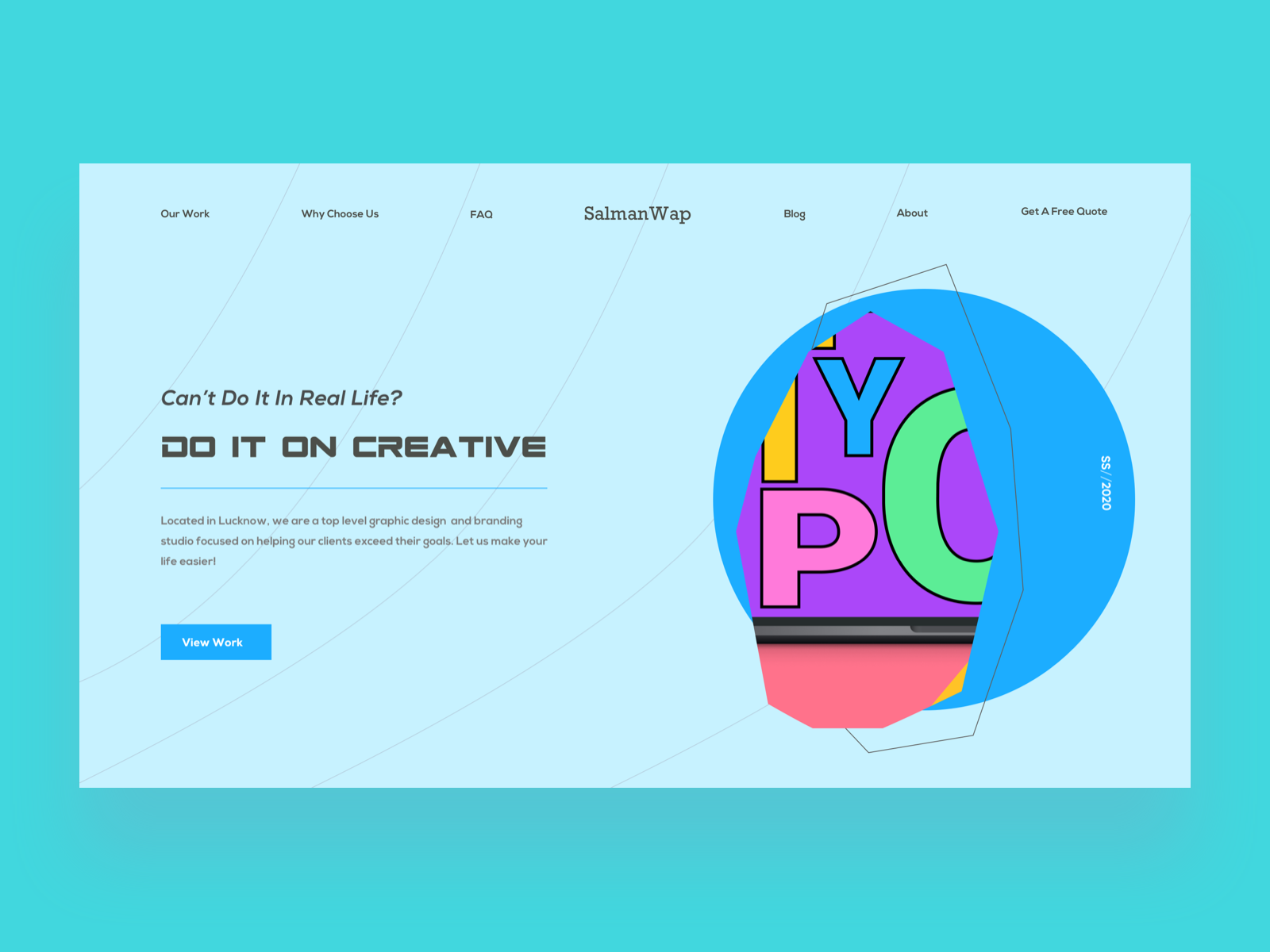 Design Studio Page by Yao Da on Dribbble