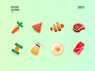 Food Icons delicious food food icon fruits icon meat vegetables