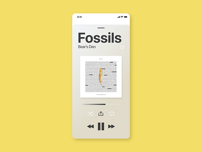 DailyUI 009 Music Player